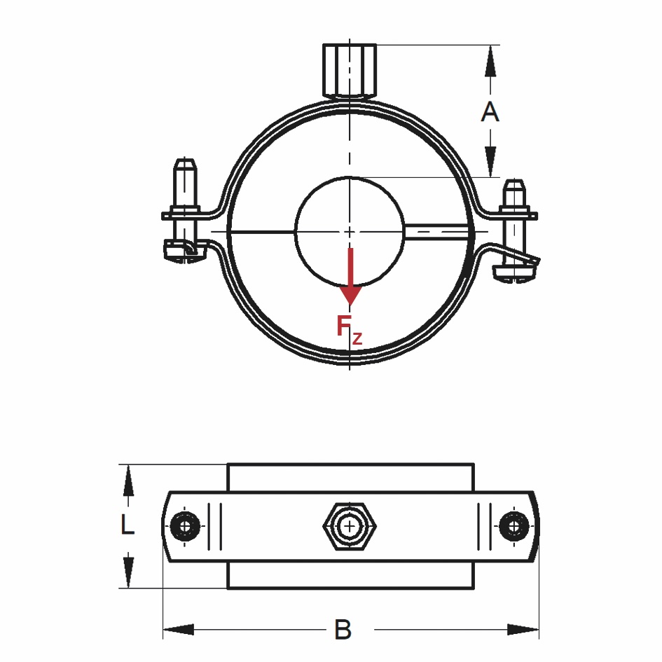 Collare Isolato Husky Tipo VI M10/M12 32 139.7 (Conf 4pz)