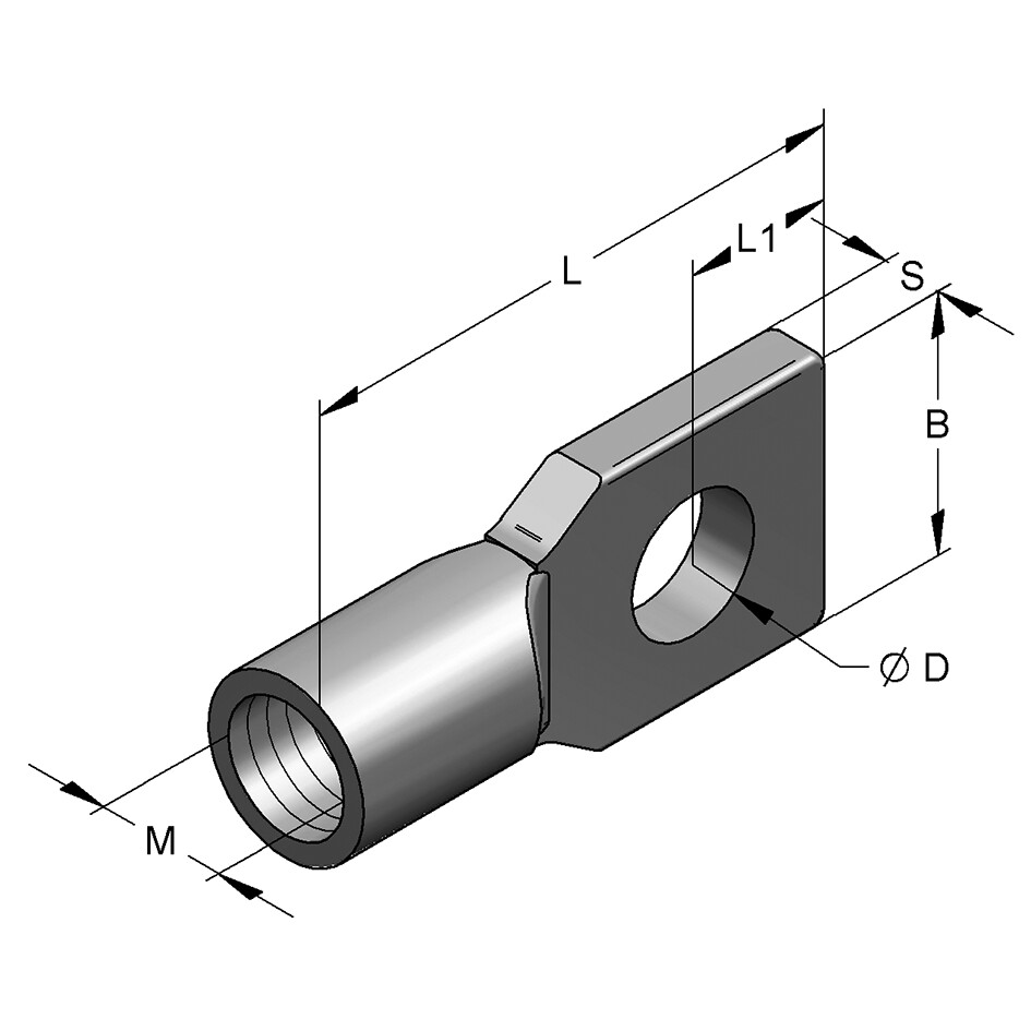 Adattatore di Fissaggio Duplo M6 (Conf 100pz)