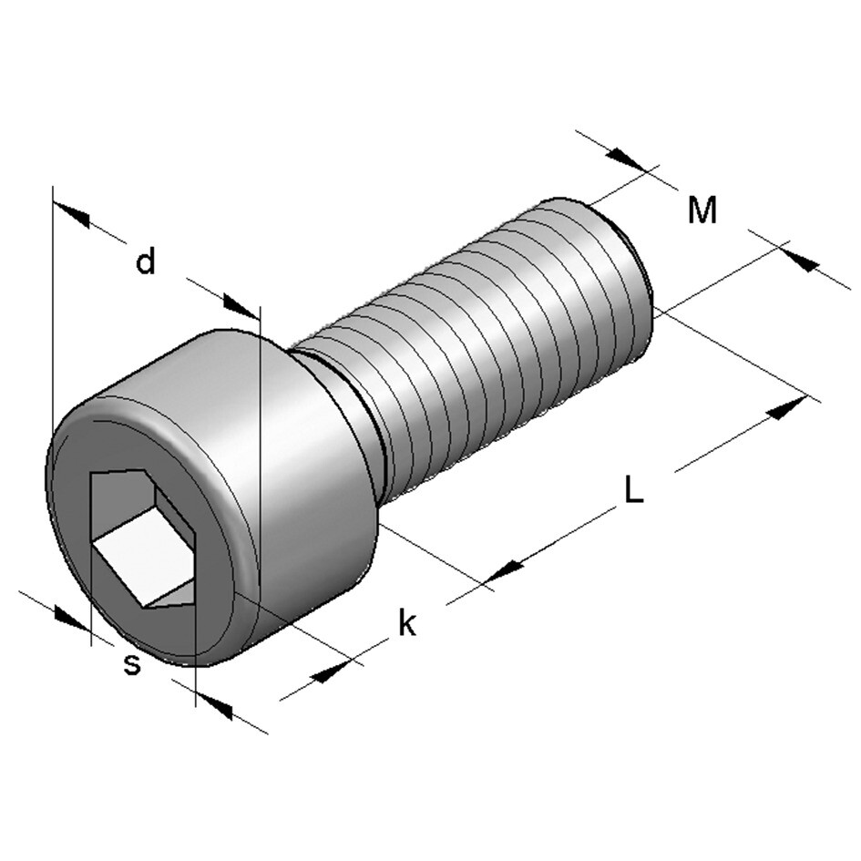Vite A Brugola M10/30 Inox A2 (Conf 50pz)