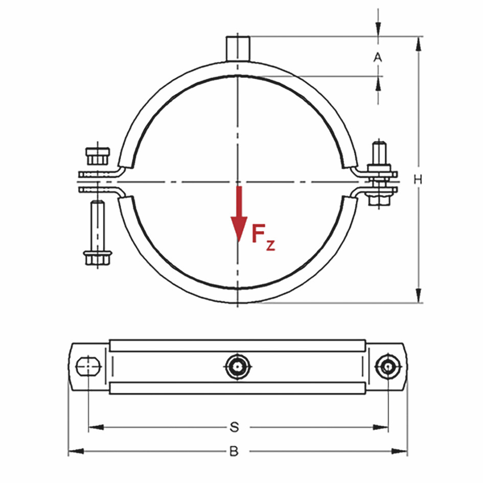 Collare Maxima PSM cG 1/2" 133-136