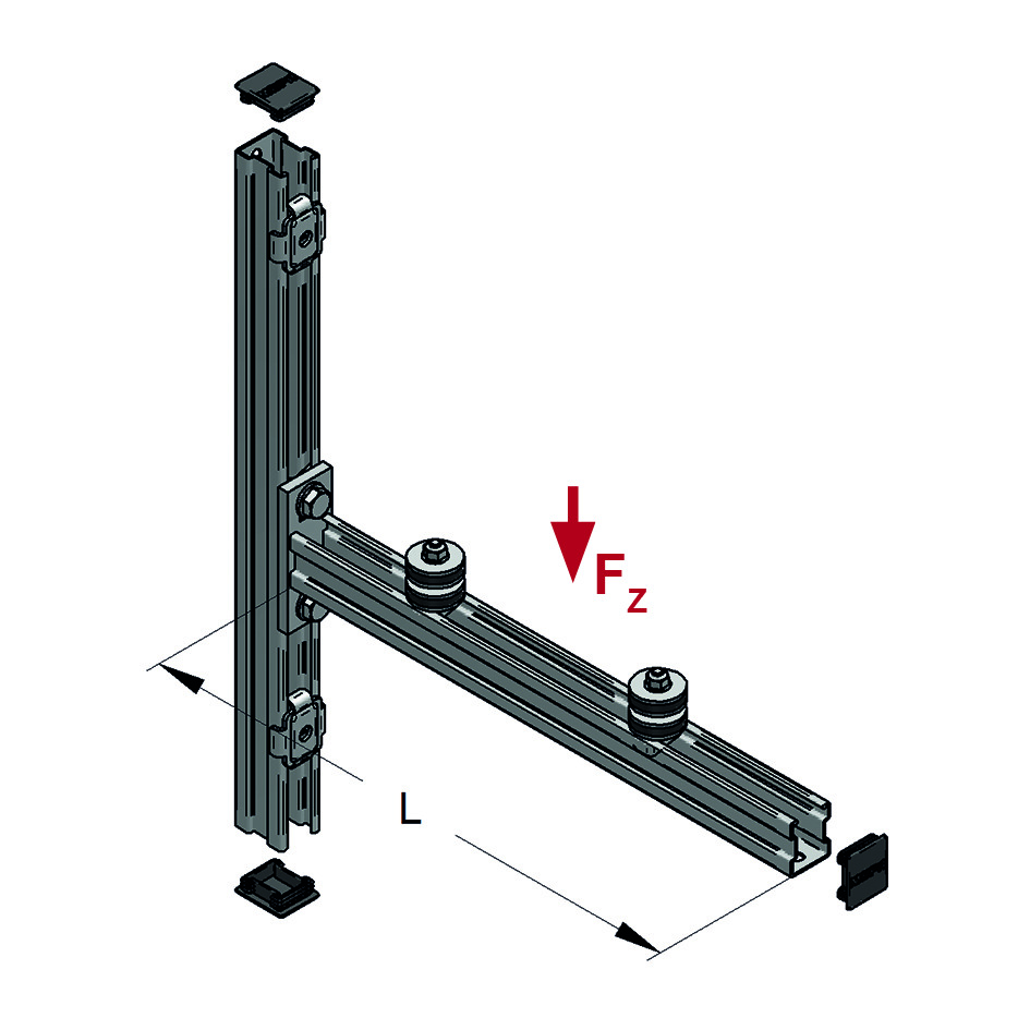 Set Mensole cG 35/42 L=600mm